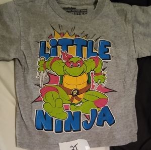 Teenage mutant ninja turtle shirt size. 2T